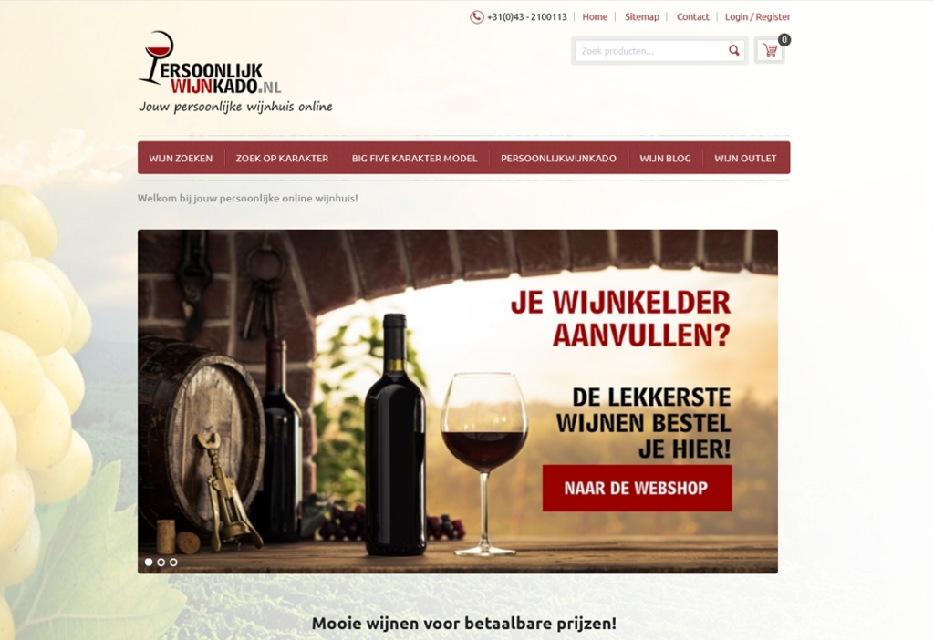 Persoonlijk Wijnkado 12websites.nl